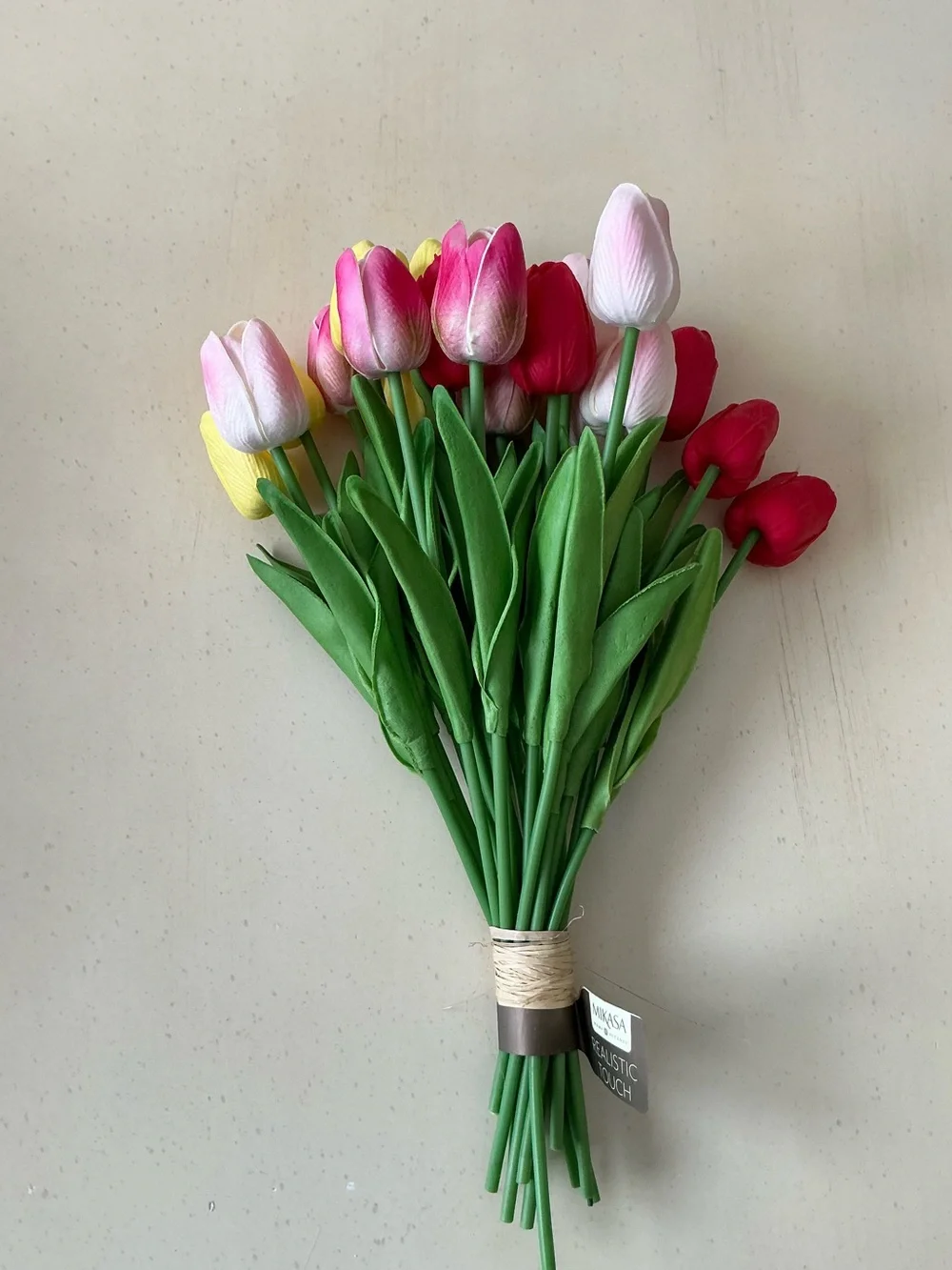 One Bouquet of Real Touch Fabric Tulips 🌷